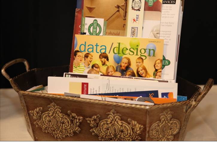 Give out data and information packets relative to your industry to prospects during a trade show to help educate them. 