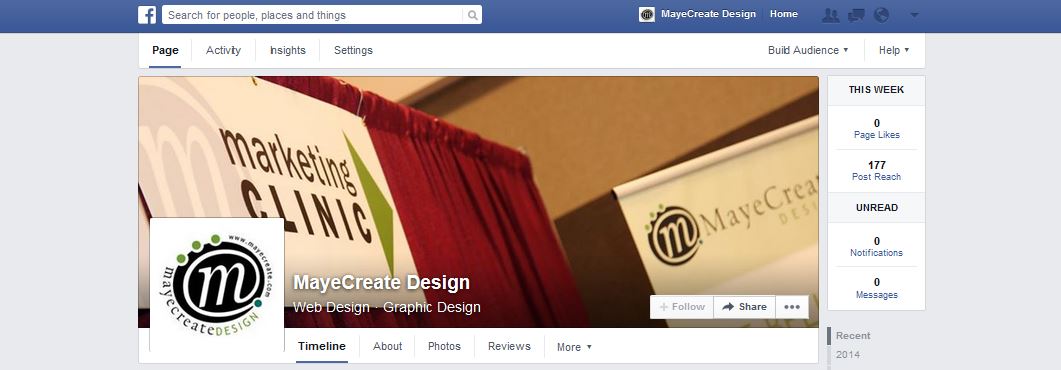 MayeCreate Design Facebook Page Header