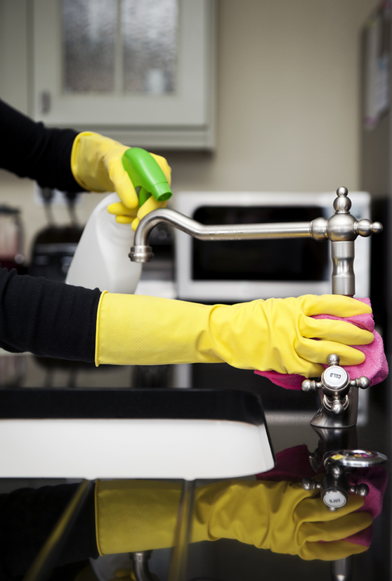 We pull on our gloves and provide cleaning services in Columbia, MO.