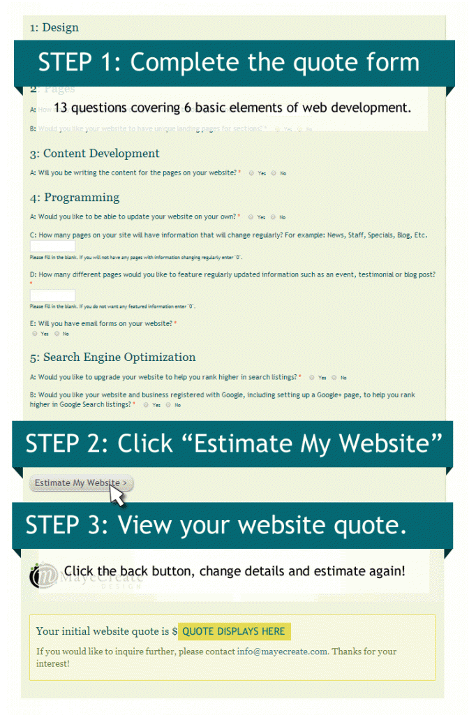 How to Use Online Website Quote Generator