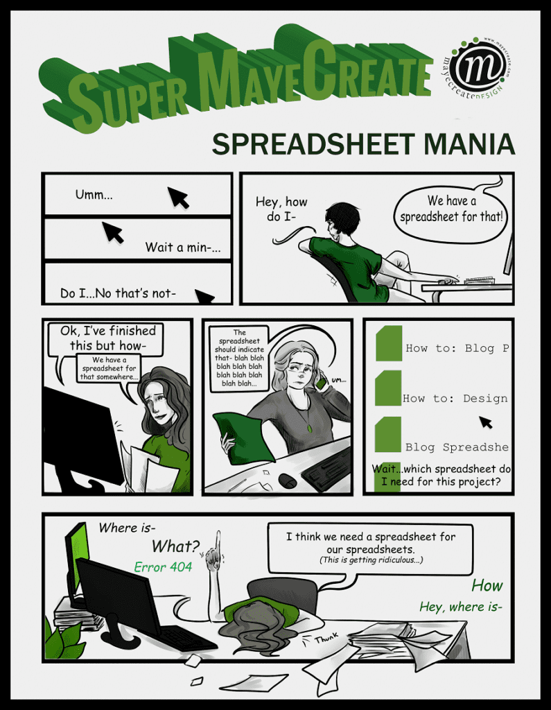 Spreadsheet Mania Comic