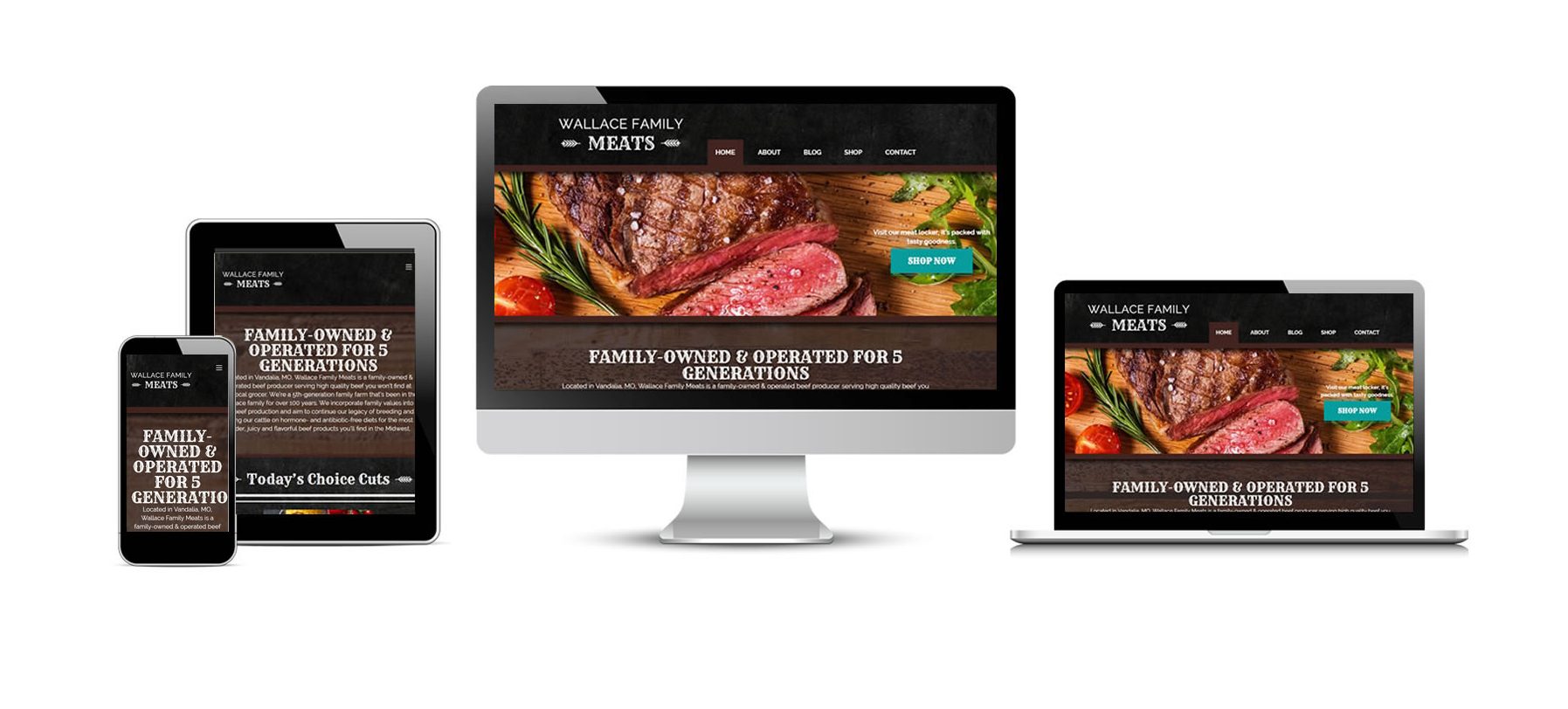 Wallace Family Meats New Website