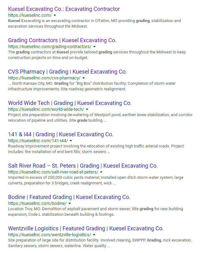 SEO Best Practices: Kuesel Grading Search Results