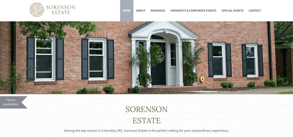Sorenson Estates New Website