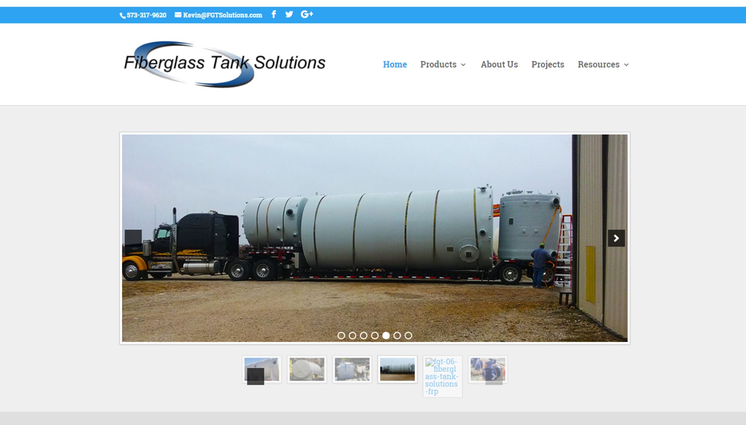 Fiberglass Tank Solutions Before