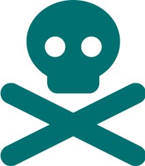 Skull and crossbones icon